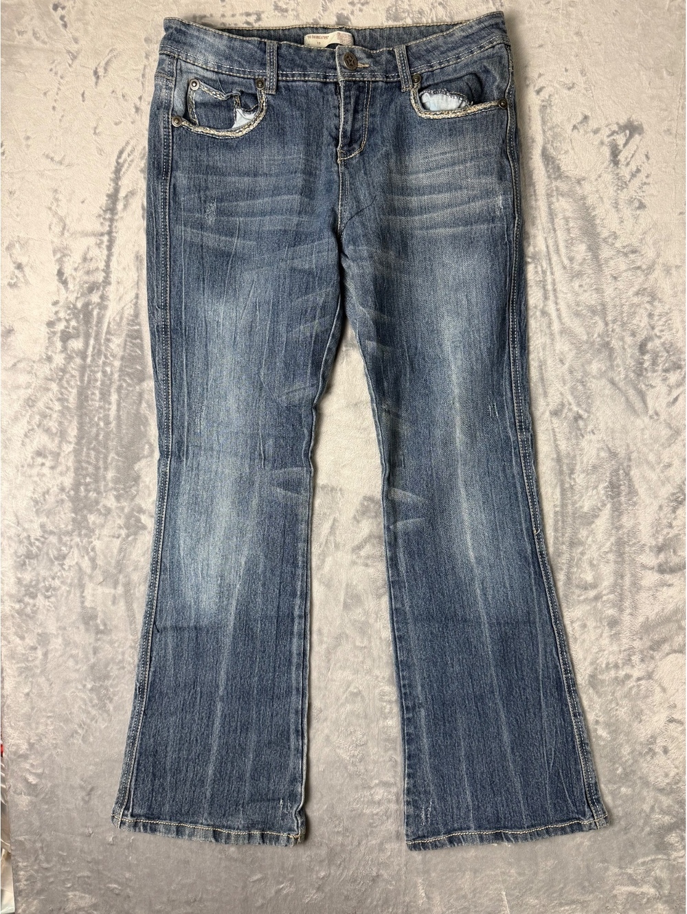 No Boundaries Women's Bootcut Jeans Size 15 Medium Wash